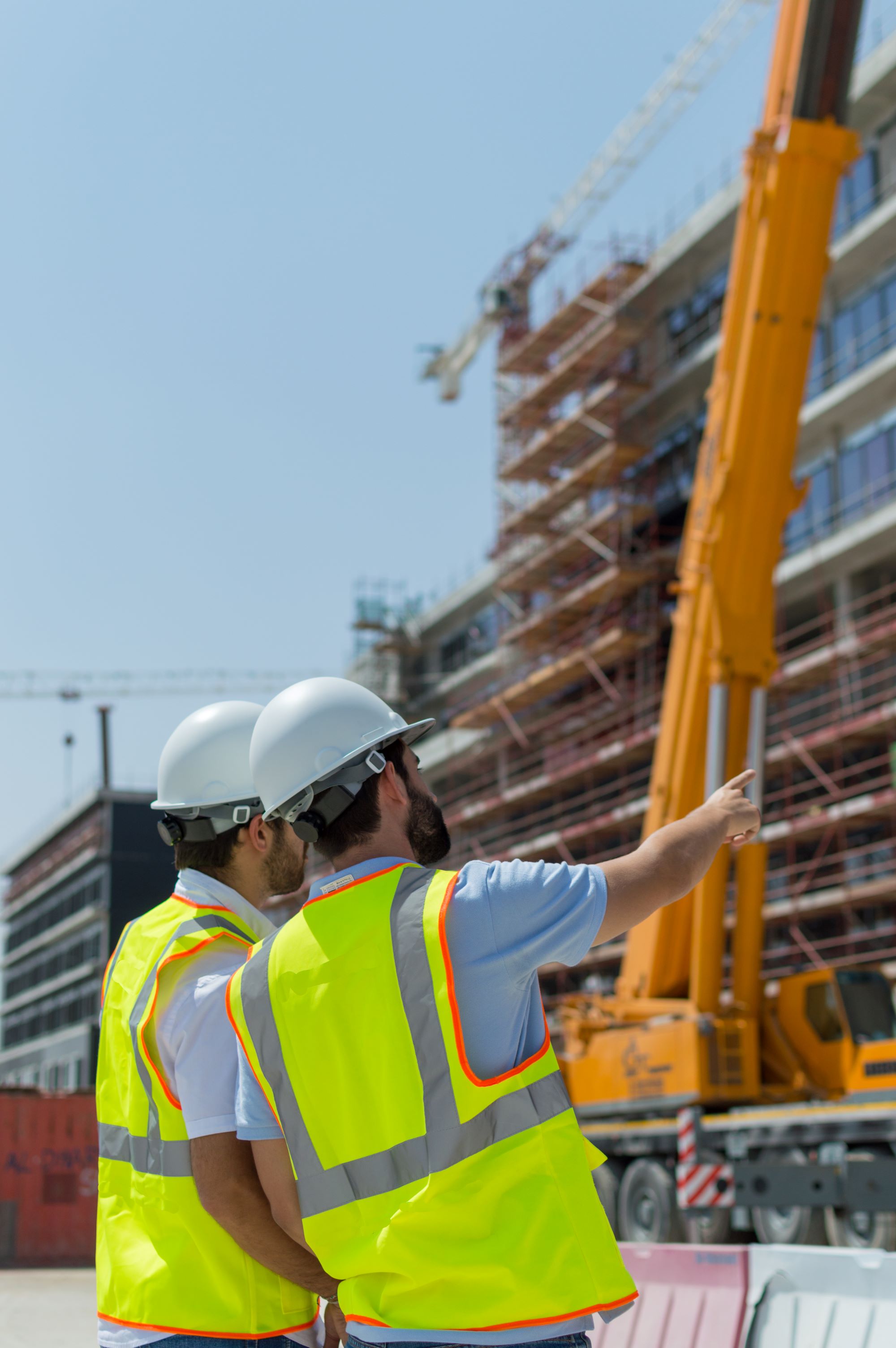 civil engineers working